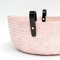 Dritz® Home Black Faux Patent Leather Handle Set