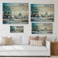 Designart - Small Town In Winter Times