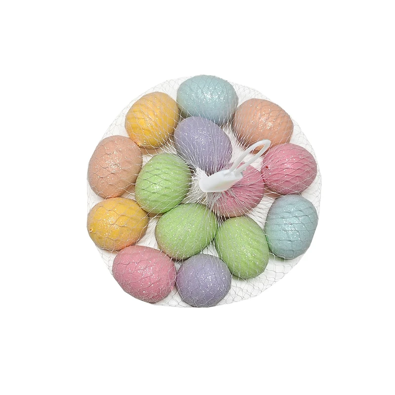 1" Sugared Faux Easter Eggs, 14ct. by Ashland®