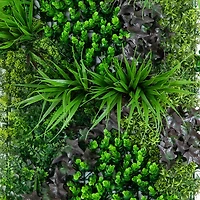 20" x 40" Borneo Jungle Artificial Living Wall Panel