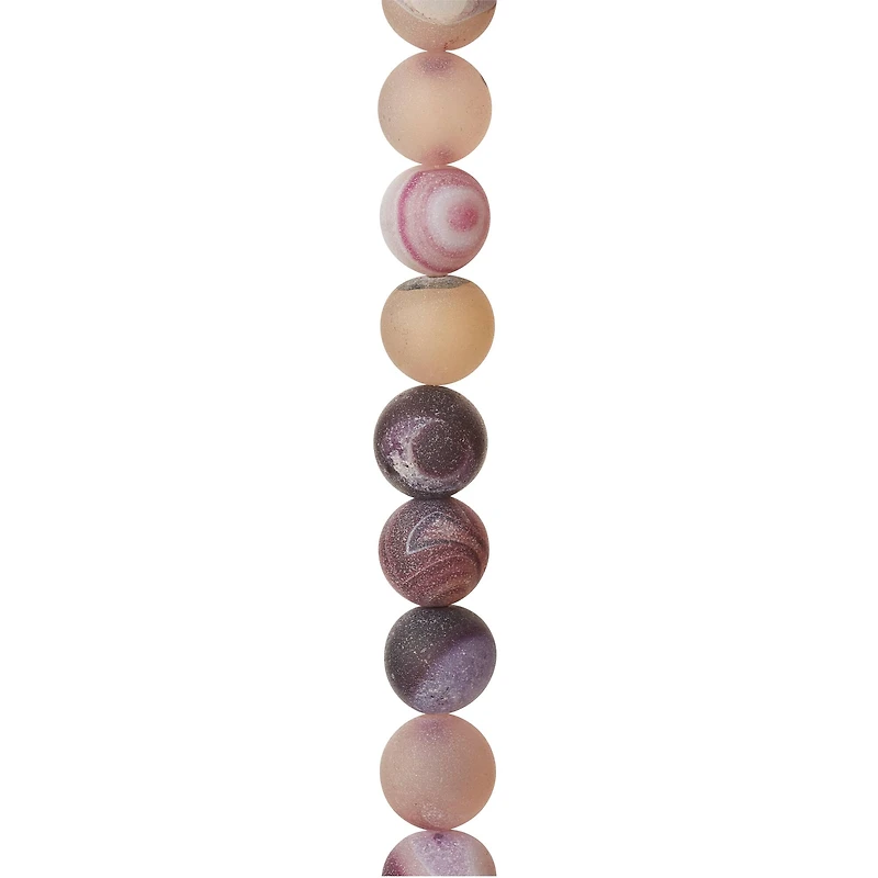 12 Pack: Purple Agate Round Beads, 10mm by Bead Landing™