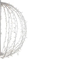 30" LED Lighted 3D Christmas Hanging Ball Decoration