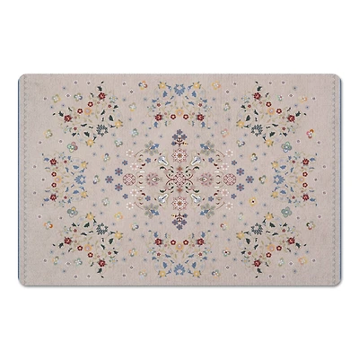 Floral Persian Floor Mat