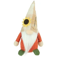 7.5" Standing Sunflower Autumn Harvest Tabletop Gnome Figurine
