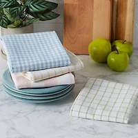 DII® Garden Plaids Dishtowel Set