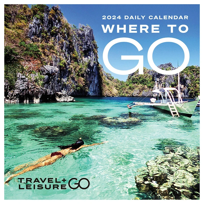 TF Publishing 2024 World's Best by Travel + Leisure Daily Desktop Calendar