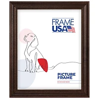 Frame USA Boardroom Walnut with Walnut Bead Single Image Picture Frame