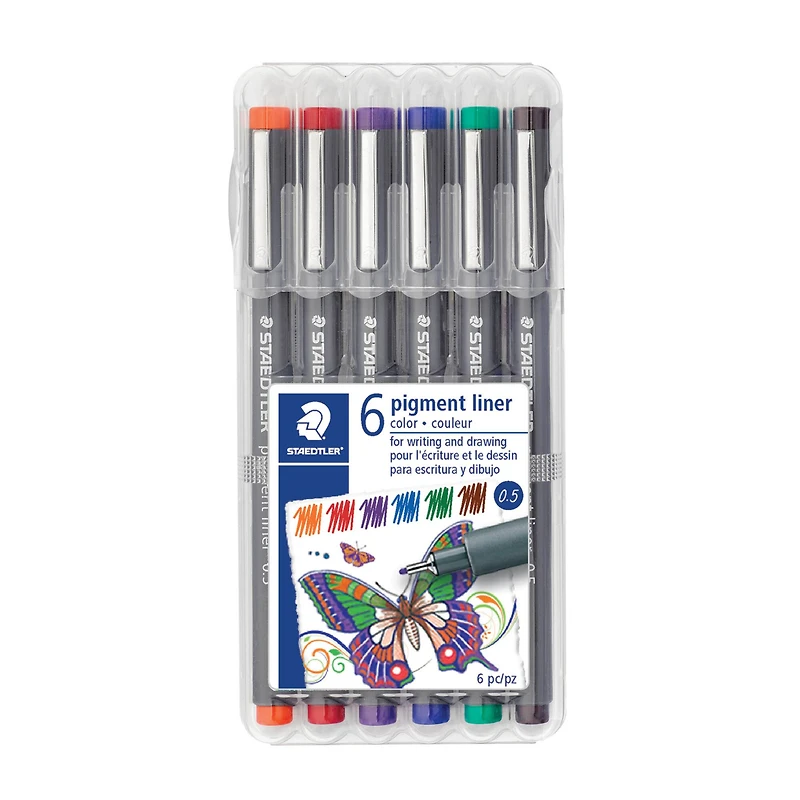 Staedtler® Pigment Liner Basic 6 Pen Set