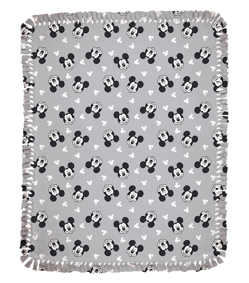 Disney® 48" Mickey Mouse No Sew Fleece Throw Kit