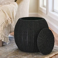 Household Essentials 19" Woven Storage End Table
