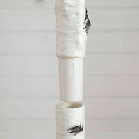 7ft. Pre-Lit White Birch Artificial Christmas Tree, Warm White LED Lights