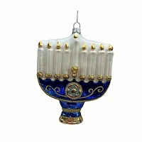 5.25" Menorah Glass Ornament by Ashland®