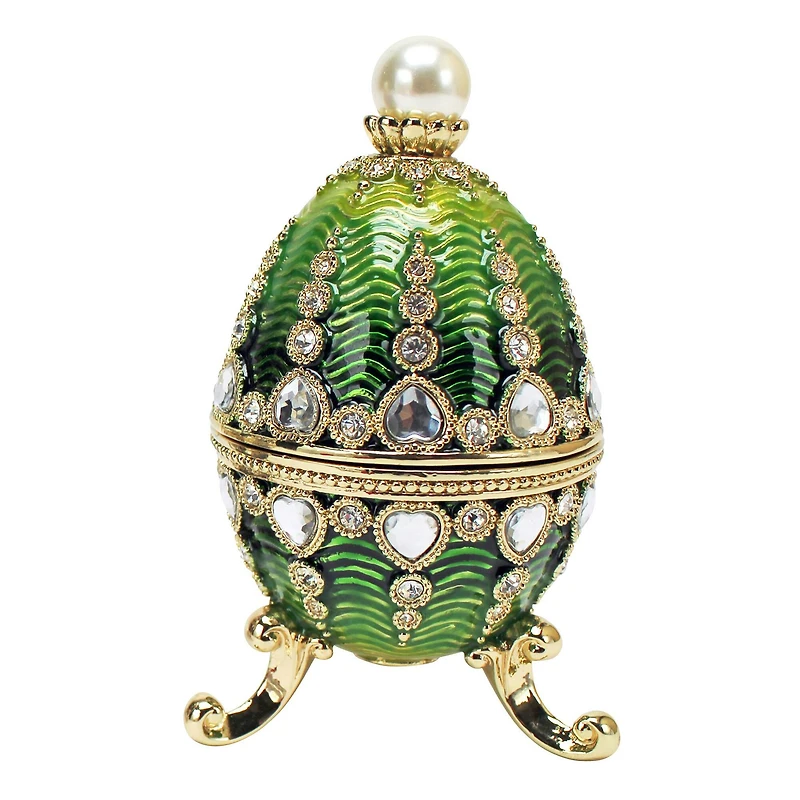 Design Toscano 5" The Bogdana Collection Romanov-Style Enameled Veronika Egg