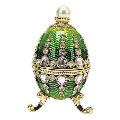 Design Toscano 5" The Bogdana Collection Romanov-Style Enameled Veronika Egg