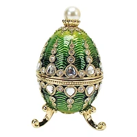 Design Toscano 5" The Bogdana Collection Romanov-Style Enameled Veronika Egg