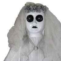 6ft. Lighted & Animated Ghost Bride Halloween Decoration