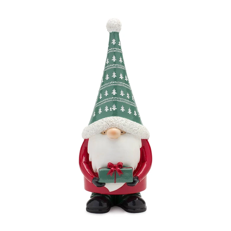 12" Holiday Gnome Figurine Set