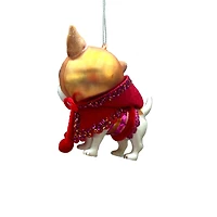 4" Chihuahua in Red Scarf Glass Ornament by Ashland®