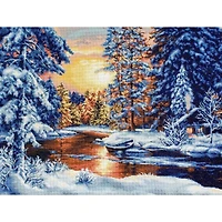 Luca-S Winter Landscape Counted Cross Stitch Kit