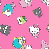 Hello Kitty® & Friends Pink Cotton Fabric