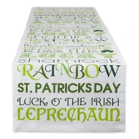 DII® 108" St Patrick's Day Print Table Runner