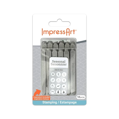 ImpressArt® 3mm & 4mm Seasonal Metal Stamps Pack