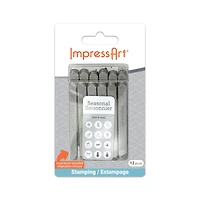 ImpressArt® 3mm & 4mm Seasonal Metal Stamps Pack