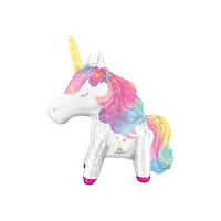 25" Air-Filled Enchanted Unicorn Foil Multi-Balloon