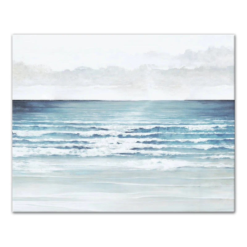 Painted Waves Canvas Wall Art
