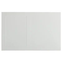 JAM Paper 3.5" x 4.875" Strathmore Bright White Wove Panel Blank Foldover Cards