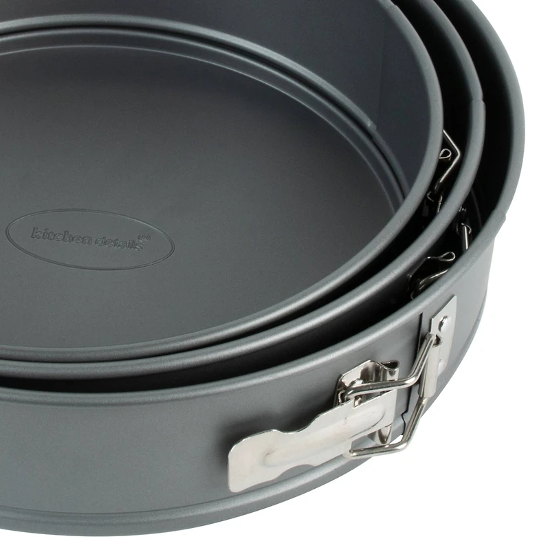 Kitchen Details 3-Piece Round Spring Form Pan Set