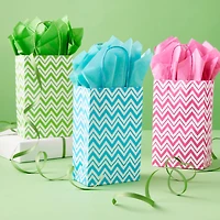 5.25" x 8.5" Bright Chevron Bag Value Pack By Celebrate It™