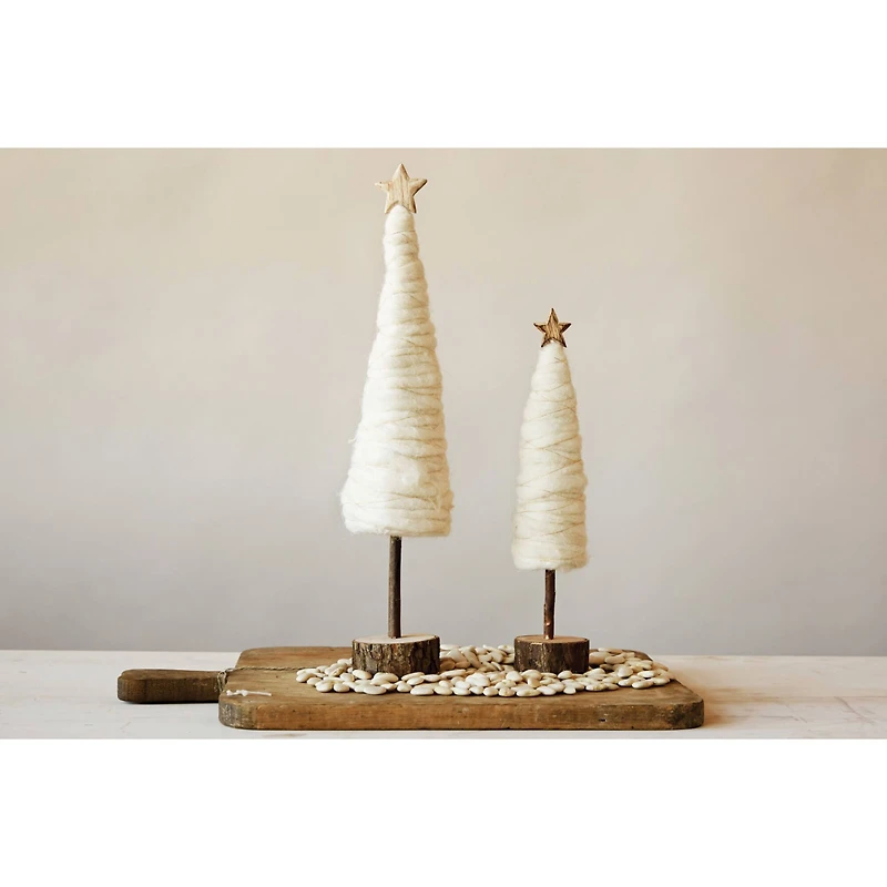 Hello Honey® 18" Wool Christmas Tree with Star
