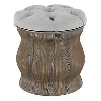 18" Chinese Fir Rustic Stool