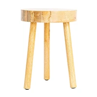 Hello Honey® Natural Round Mango Wood Stool