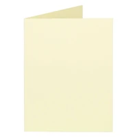 JAM Paper A2 Light Yellow Blank Foldover Cards