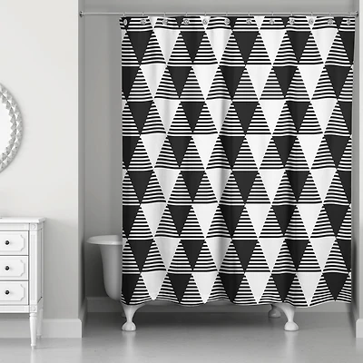 Triangles Shower Curtain