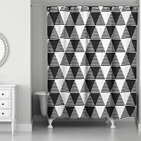 Triangles Shower Curtain