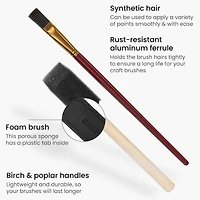 Arteza® 35-Piece Craft Brush Set