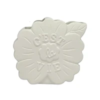 6.5" C'est la Vie DIY Ceramic Flower Vase by Make Market®