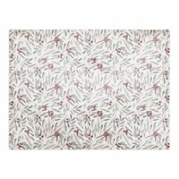 Holly And Leaves 18x14 Cotton Twill Placemat
