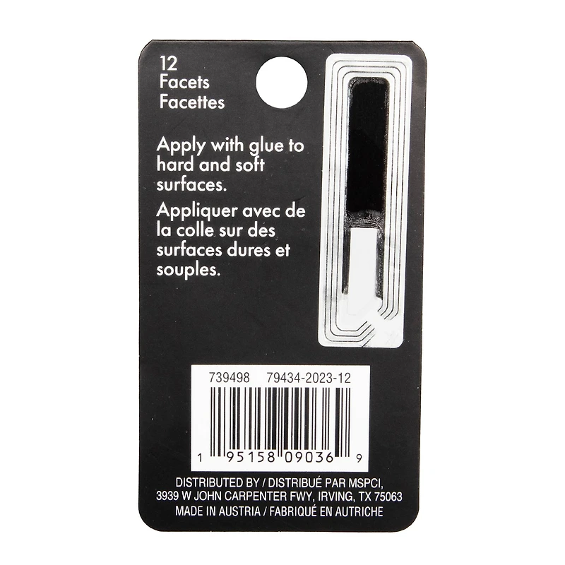 6mm Crystal AB Raindrop Glue-On Austrian Crystals by Bead Landing™, 10ct.