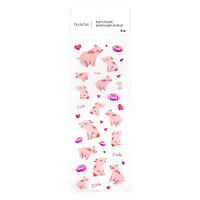 12 Pack: Pigs Puffy Stickers by Recollections™
