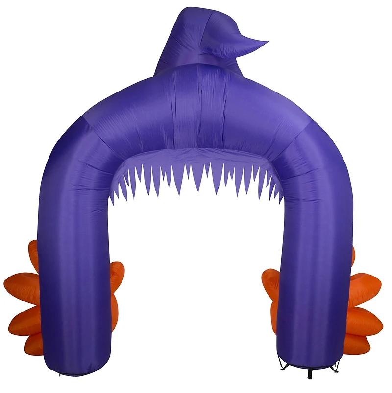 11.5" Airblown® Halloween Inflatable Jack-O'-Lantern Reaper Archway with Swirling Lights