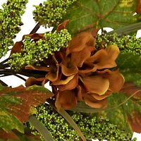 5ft. Flowers with Wheat Artificial Fall Harvest Garland