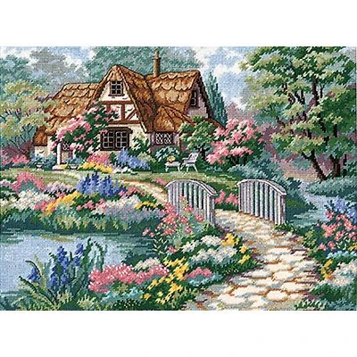 Dimensions® Cottage Retreat Needlepoint Kit