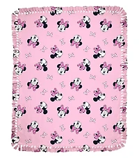 Disney® 48" Minnie Mouse Go For It! No Sew Fleece Throw Kit