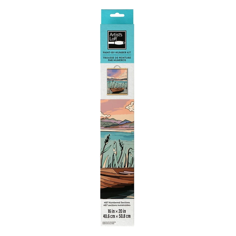 16" x 20" Boat on the Shore Paint-by-Number Kit by Artist's Loft®