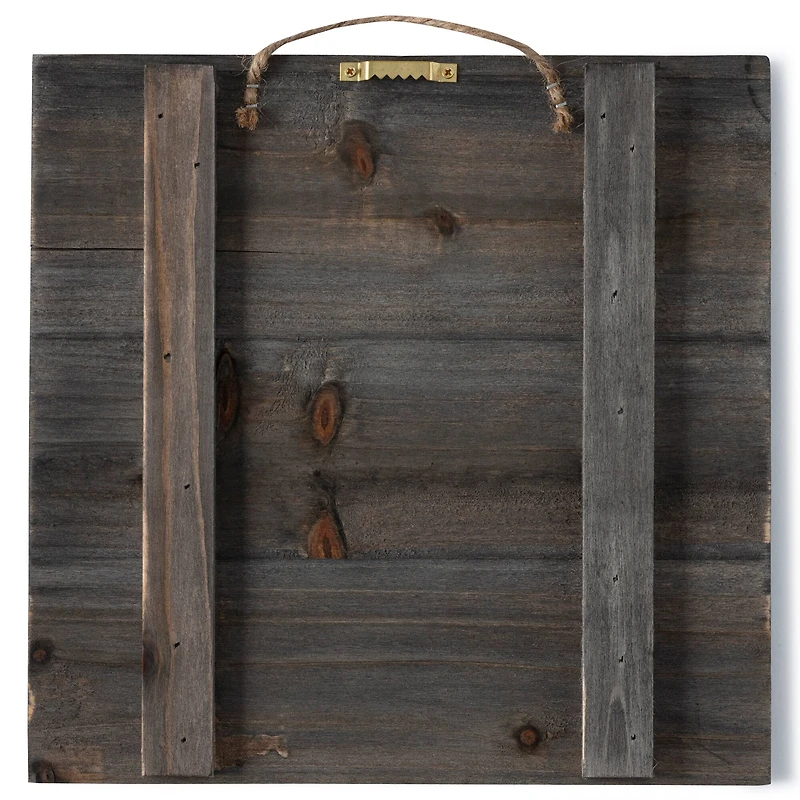 10" x 10" Graywashed Wood Square Plaques by Make Market®, 2ct.