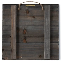 10" x 10" Graywashed Wood Square Plaques by Make Market®, 2ct.